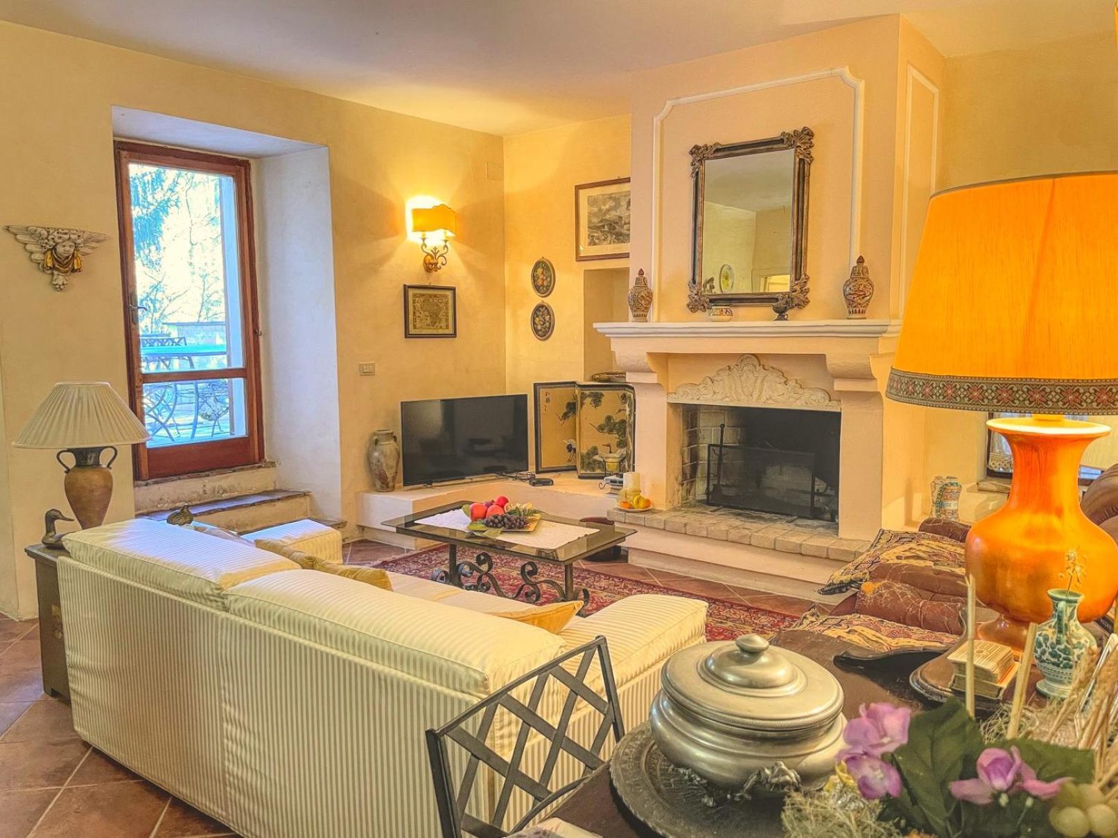 Вілла Garden House Cerreto di Spoleto Екстер'єр фото